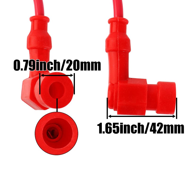 YOFMOO CDI Ignition Coil Magneto Coil for 49cc 50cc 60cc 66cc 70cc 80cc 2-stroke Engines Motorized Bicycle Motor Bike ATV Quad Scooter 2-Wire High Performance - Image 4
